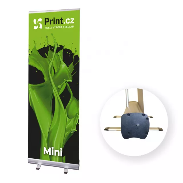 Roll Up banner Mini s tiskem