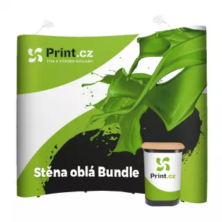 Pop Up stěna Impact Bundle Oblá