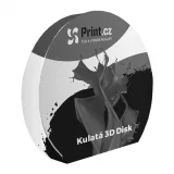 Textilní stěna 3D Disk kulatá bez tisku